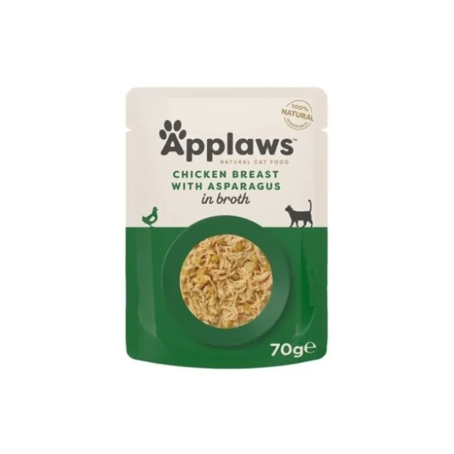 Applaws Cat Chicken & Asparagus in Broth 70 g
