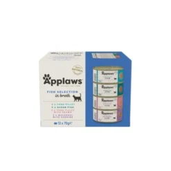 Applaws Cat Fish Selection in Broth Multipack 12x70 g