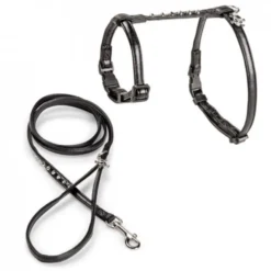 Basic Cat Rebel Sele + Koppel Svart