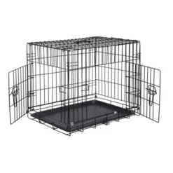 Basic Sturdy Hundbur Metall Svart