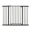 Basic Sturdy Hundgrind Bred Svart 76 x 99 - 105,5 cm