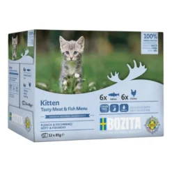 Bozita Kitten Multibox i Sås 12x85 g