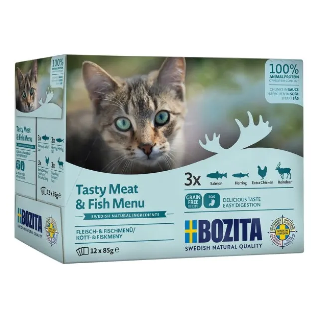 Bozita Multibox Kött & Fisk 12x85g
