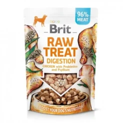 Brit Care Raw Treat Dog Digestion Kyckling & Gris 40 g