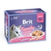 Brit Premium Cat Adult Family Plate in Jelly Multipack 12 x 85 g