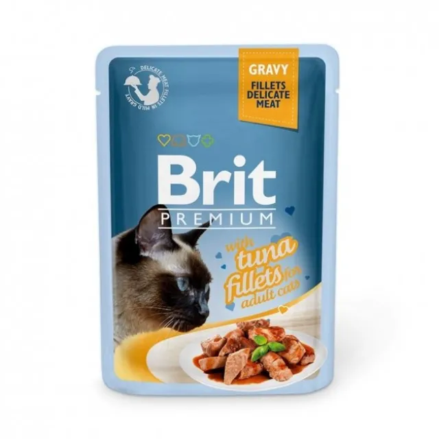 Brit Premium Tuna Fillets in gravy 85 g