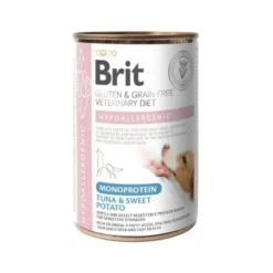 Brit Veterinary Diet Dog Hypoallergenic Monoprotein Tuna & Sweet potato 400 g