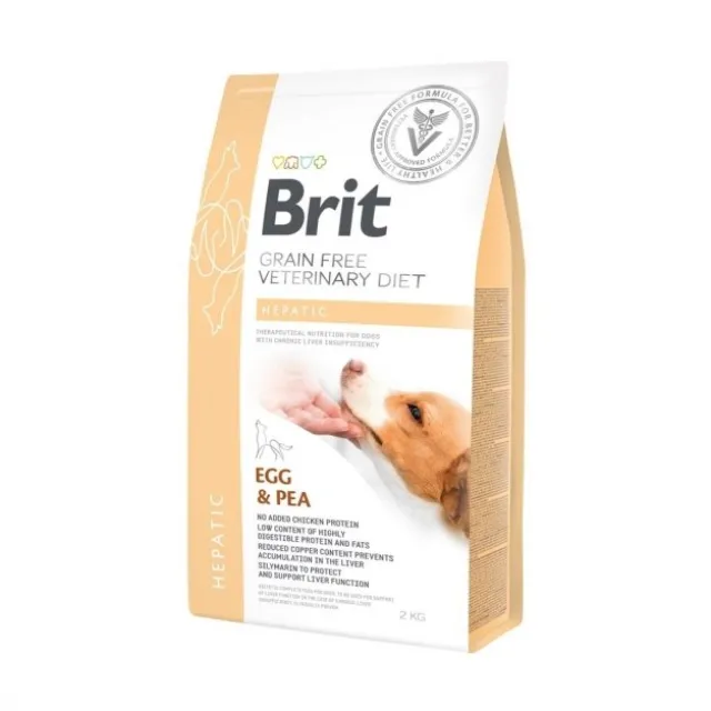 Brit Veterinary Diets Dog Hepatic Grain Free Egg & Pea