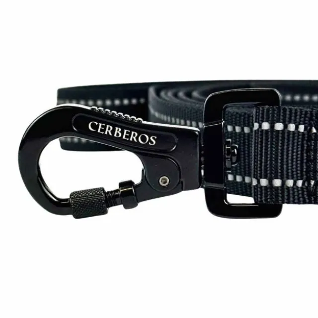 Cerberos Hundkoppel 3 m Svart