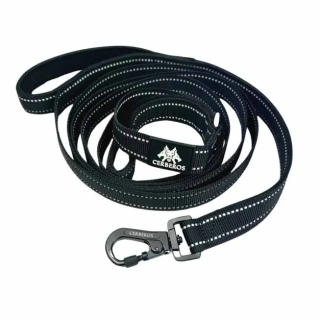 Cerberos Hundkoppel 3 m Svart
