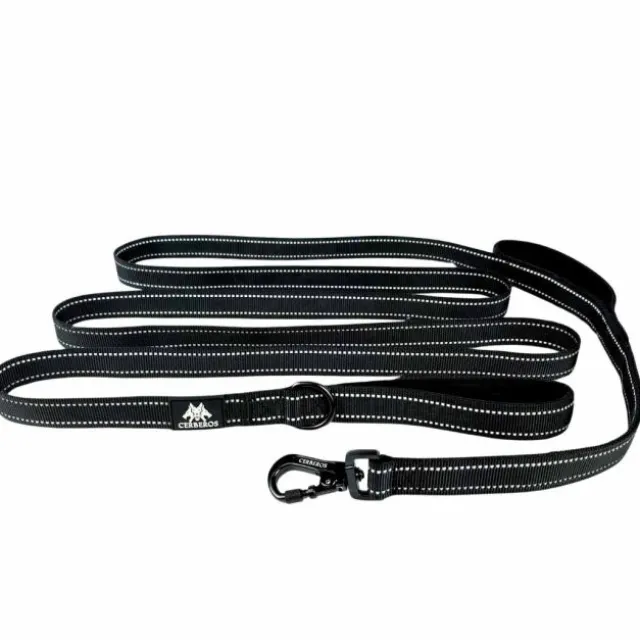 Cerberos Hundkoppel 3 m Svart
