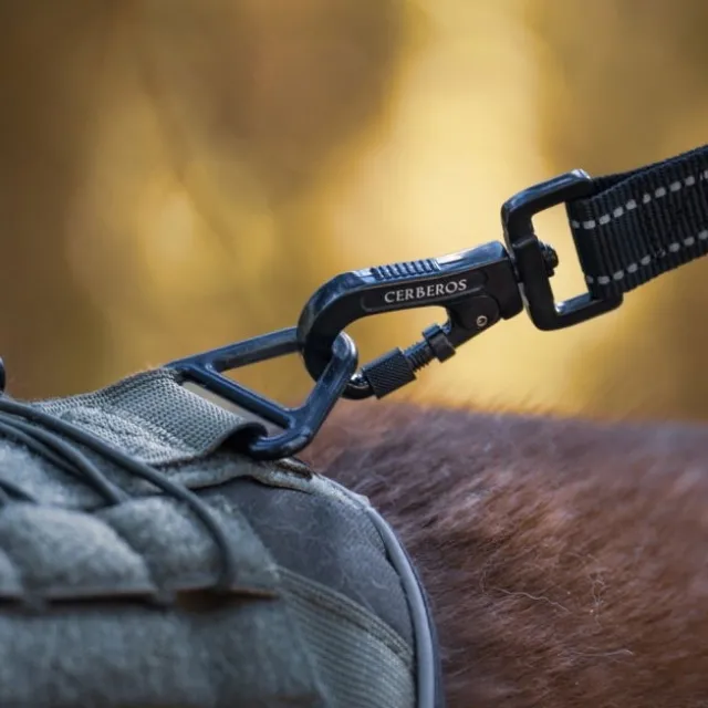 Cerberos Hundkoppel 3 m Svart