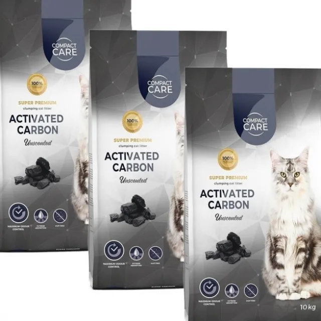 Compact Care Activated Carbon Unscented 3x10 kg