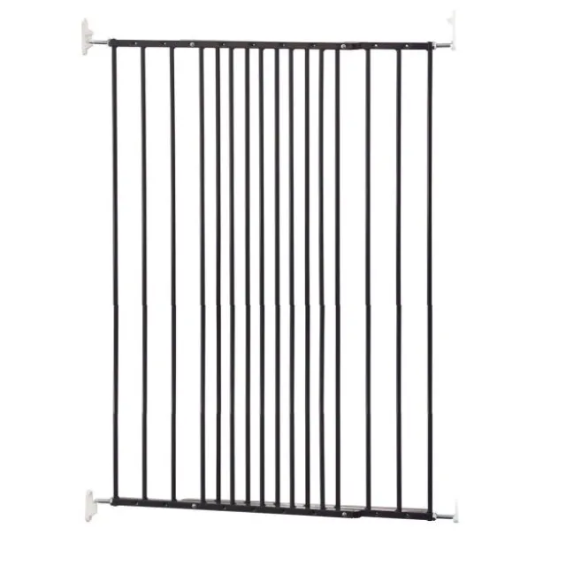 DogSpace Charlie Hundgrind Svart 62,5-106,8x103 cm