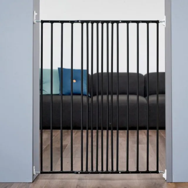 DogSpace Charlie Hundgrind Svart 62,5-106,8x103 cm