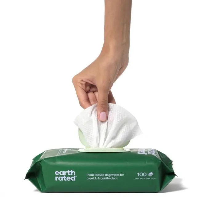Earth Rated Komposterbara Våtservetter Lavendel 100-pack