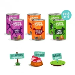 Edgard & Cooper Dog Adult Multipack 6 x 400 g