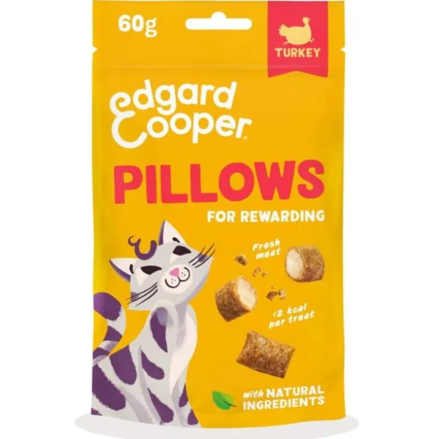 Edgard&Cooper Pillows Kattgodis Kalkon & Kyckling 60 g