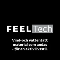 Feel Active Kiruna Regnjacka Svart