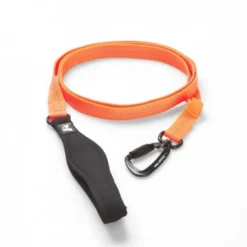 Feel Active Nylonkoppel med karbin och neoprenhandtag Orange