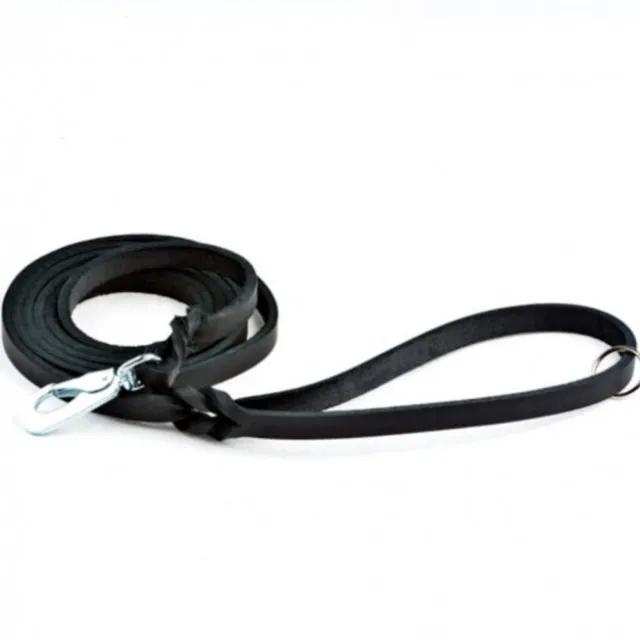 Feel Leather Braid Läderkoppel BGB Svart