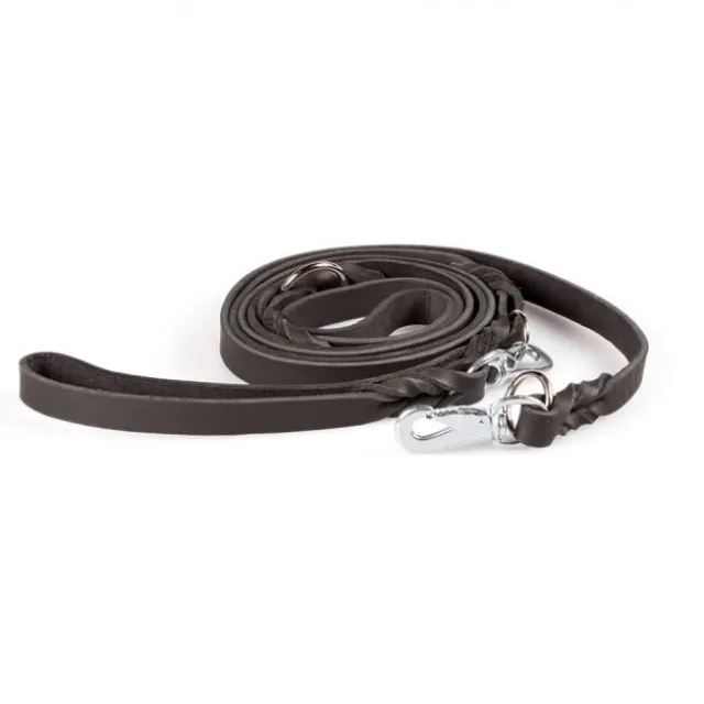 Feel Leather Braid Läderkoppel Multi BGB Svart