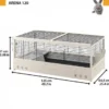 Ferplast Arena 120 Kaninbur 125x64,5x51 cm