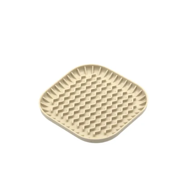 Fiboo Fiboowl Slow feeder till Hund Beige 13,5 cm