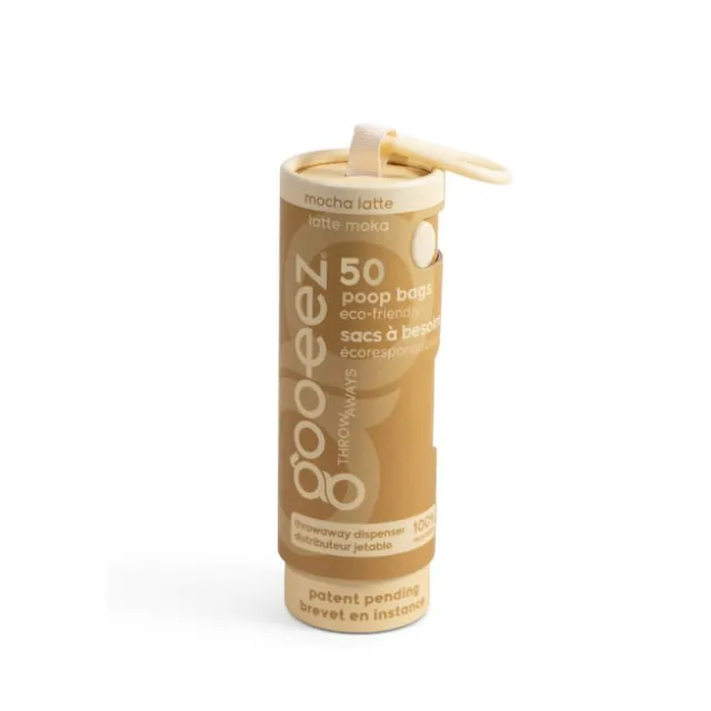 Goo-eez Bajspåsar med Hållare Mocha Latte 50-pack