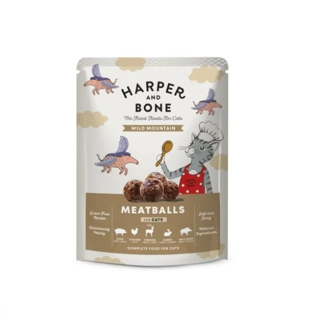 Harper&Bone Cat Adult Meatballs Wild Mountain 85 g