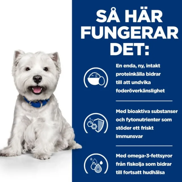 Hill's Prescription Diet Canine Derm Complete Skin Care & Food Sensitivities Mini