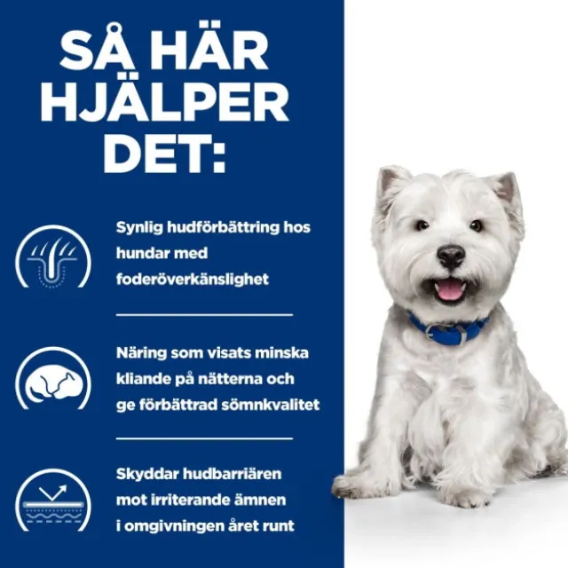 Hill's Prescription Diet Canine Derm Complete Skin Care & Food Sensitivities Mini