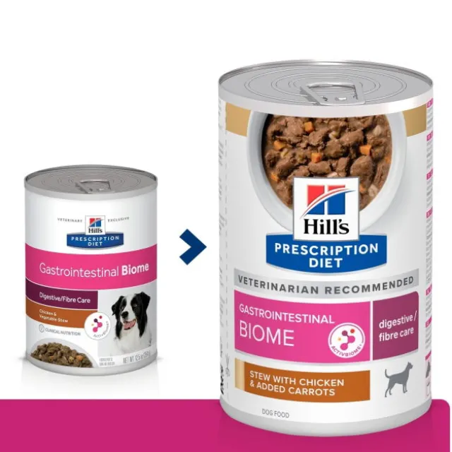 Hill's Prescription Diet Canine Gastrointestinal Biome Chicken & Vegetables Stew 354 g