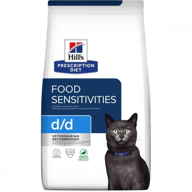 Hill’s Prescription Diet Feline d/d Food Sensitivities Duck & Green Peas