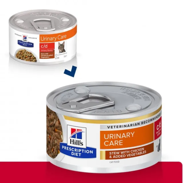 Hill’s Prescription Diet Feline c/d Multicare Stress Urinary Care Stew Chicken & Vegetables 82 g