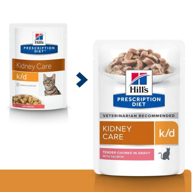Hill's Prescription Diet Feline k/d Kidney Care Salmon 12x85 g