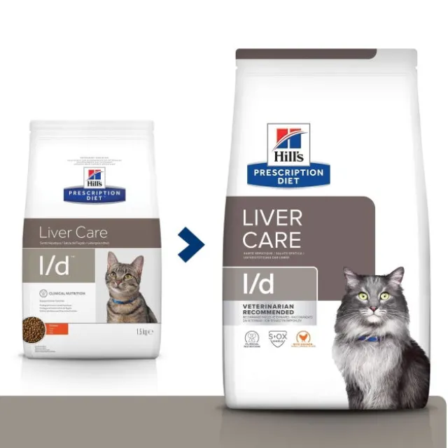 Hill's Prescription Diet Feline l/d Liver Care Chicken 1,5 kg