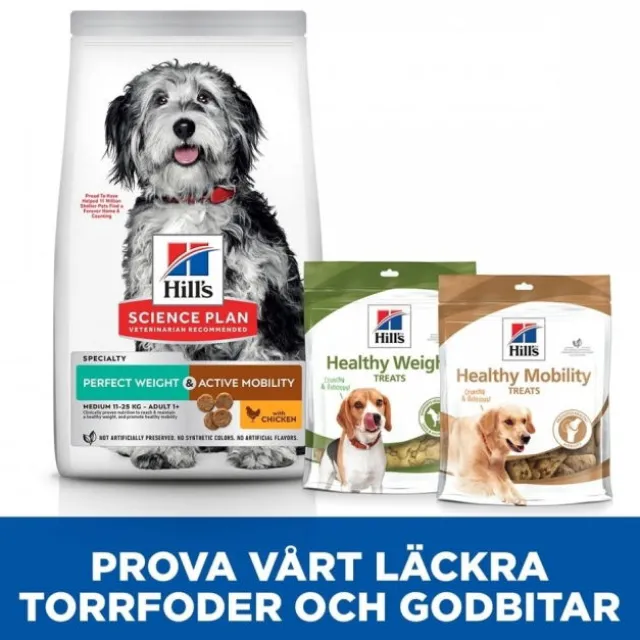 Hill's Science Plan Dog Perfect Weight & Active Mobility Adult Medium with Chicken 12 kg