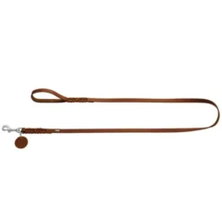 Hunter Solid Education Hundkoppel Läder Brun