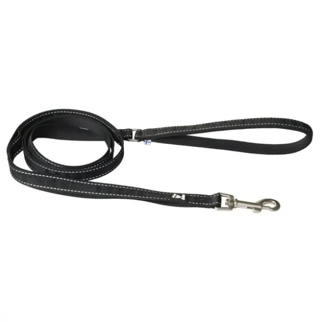 Hurtta Casual ECO Hundkoppel med Reflex Svart 180 cm