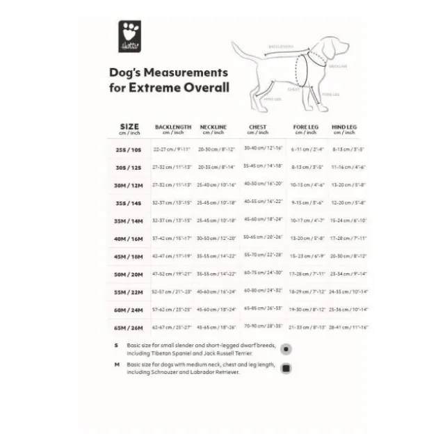 Hurtta Extreme Hundoverall Svart