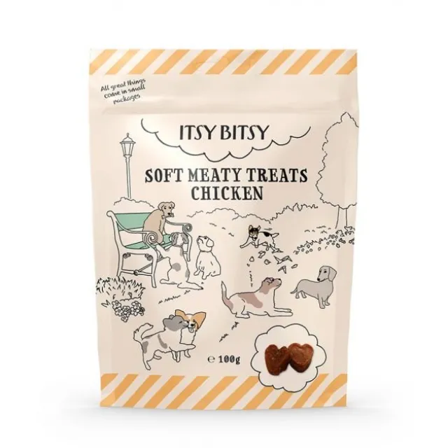 ItsyBitsy Dog Mjukt Kycklinggodis 100 g
