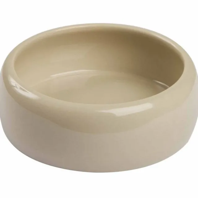 Kerbl Keramikskål Smådjur Rund Kant Beige
