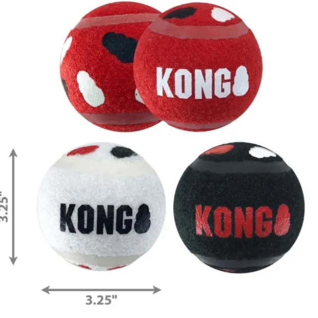KONG Signature Sport Bollar L 8 cm 2-pack