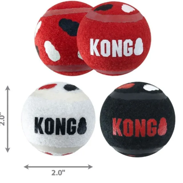KONG Signature Sport Bollar S 5 cm 3-pack