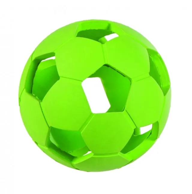 Little&Bigger Fotboll i Gummi Limegrön 7,5 cm