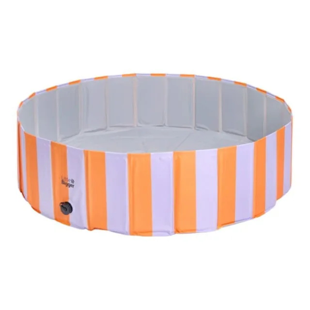 Little&Bigger Hot Summer Juicy Hundpool Lila/Orange 120 cm