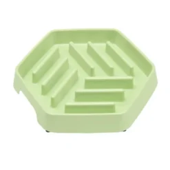 Little&Bigger Tasty Slow Feeder Hexagon Grön 22,5 cm