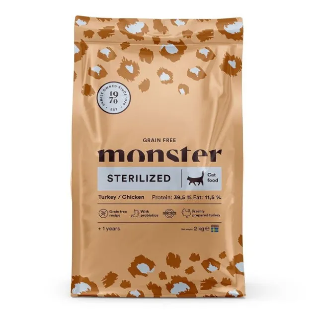 Monster Cat Adult Grain Free Sterilized Turkey & Chicken