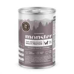 Monster Dog Adult Grain Free Beef, Chicken & Lamb 400 g
